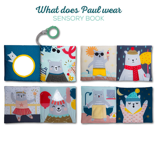 Taf Toys What Does Paul Wear Sensory Book image number 3
